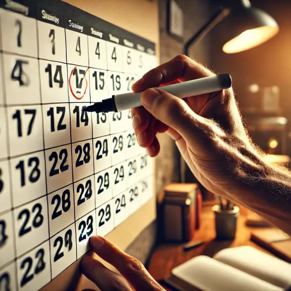 como usar un calendario