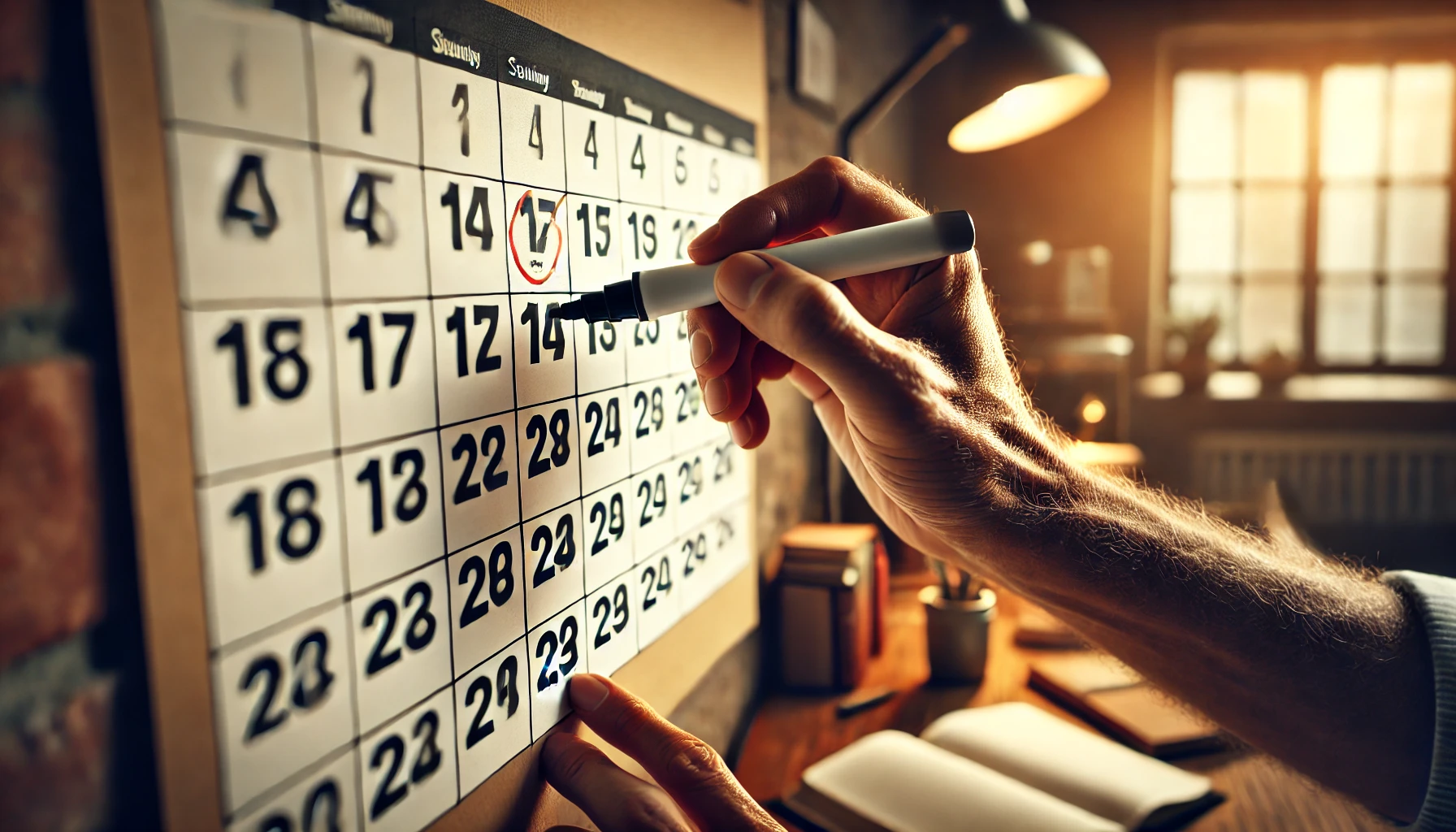 como usar un calendario