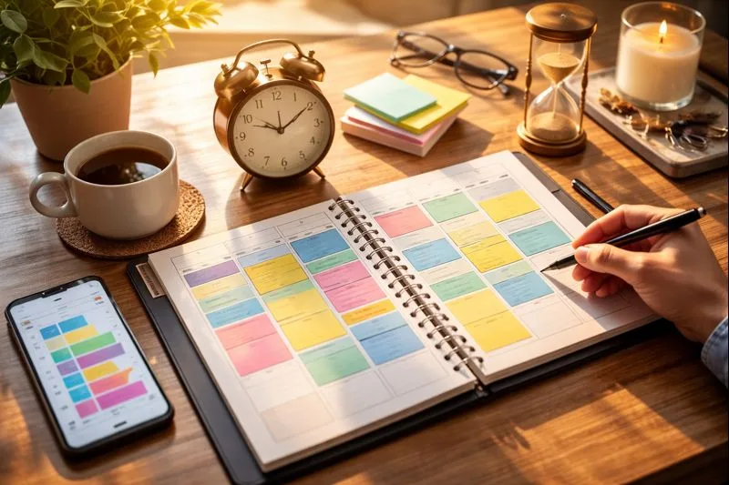 Bloques de tiempo: Planifica tu día con intención y enfoque 4 Bloques de tiempo: Planifica tu día con intención y enfoque