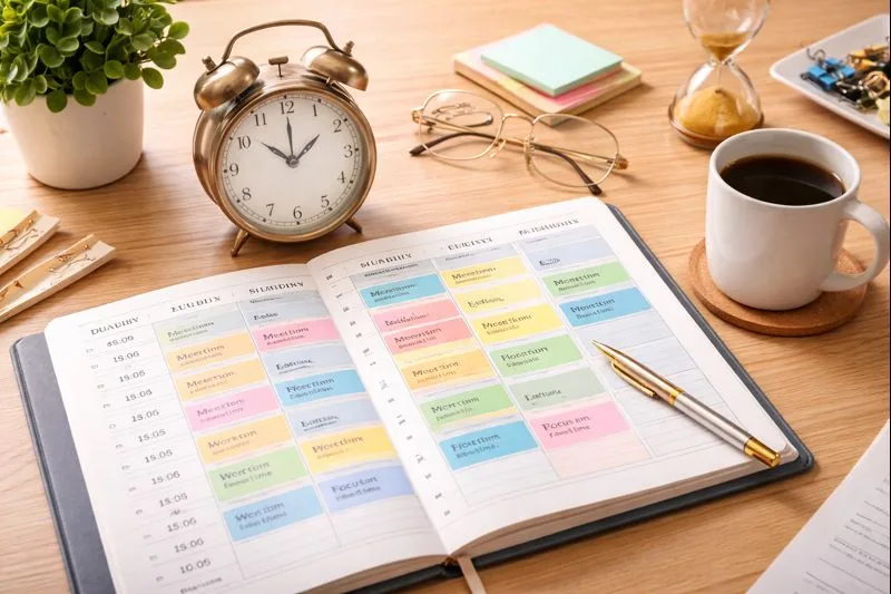 Bloques de tiempo: Planifica tu día con intención y enfoque 3 Bloques de tiempo: Planifica tu día con intención y enfoque